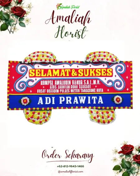 Papan Bunga Ucapan Selamat Sirnamanah
